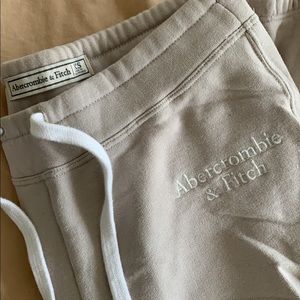 Beige Fleece Sweatpants